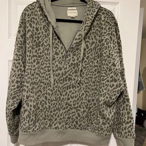 American Eagle Half Zip Hoodie